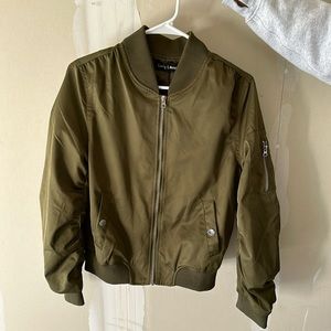 Lucky Leaves bomber jacket